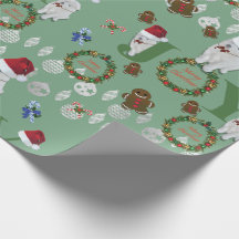 New Samoyed Holiday Wrapping Paper