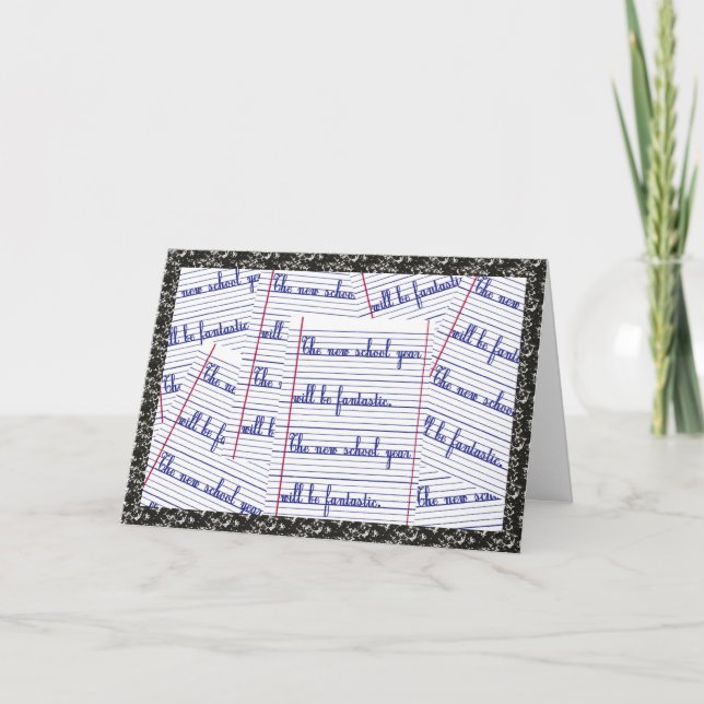 New School Year Card (Front)