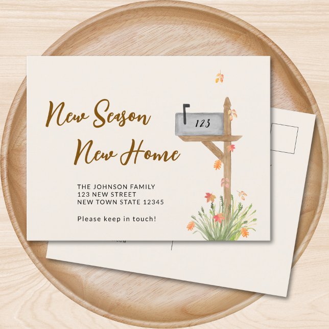 New Season New Home Fall Moving Announcement (Creator Uploaded)