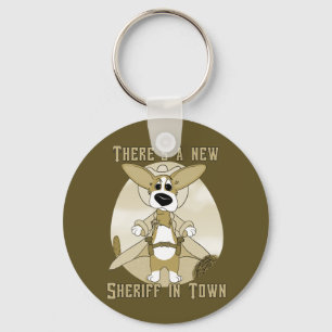 New Sheriff in Town Keychain