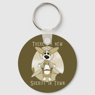 New Sheriff in Town Keychain