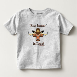 New Sheriff In Town, Longhorn Toddler T-shirt