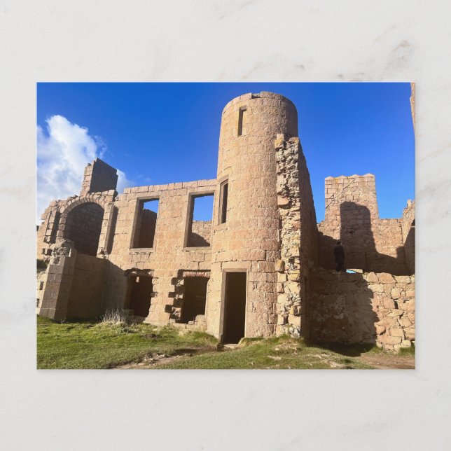New Slains Castle, Cruden Bay - A Holiday Postcard (Front)