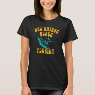 New Smyrna Beach Florida Surf Vintage Retro Style T-Shirt