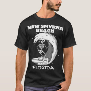 NEW SMYRNA BEACH FLORIDA Surf Vintage Retro Surfin T-Shirt