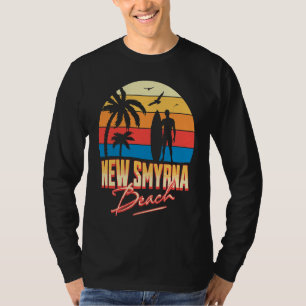 New Smyrna Florida Beach Surfing Surfer Ocean Summ T-Shirt