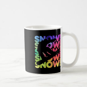 New Snowboarding Season Colourful Snowboarder Coffee Mug