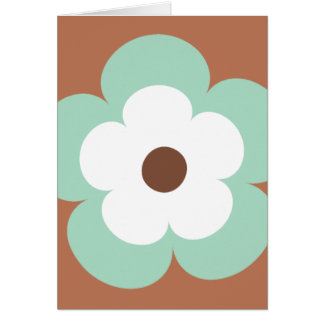 New Song Spring Season Blue Green Flower Card