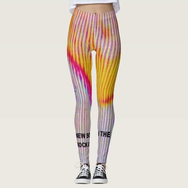New Songs in the Rock Genre Leggings (Front)