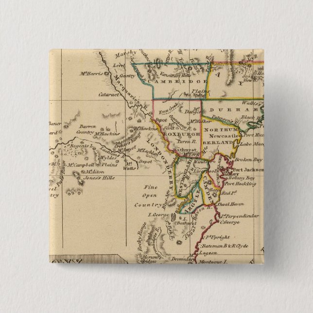 New South Wales 15 Cm Square Badge (Front)