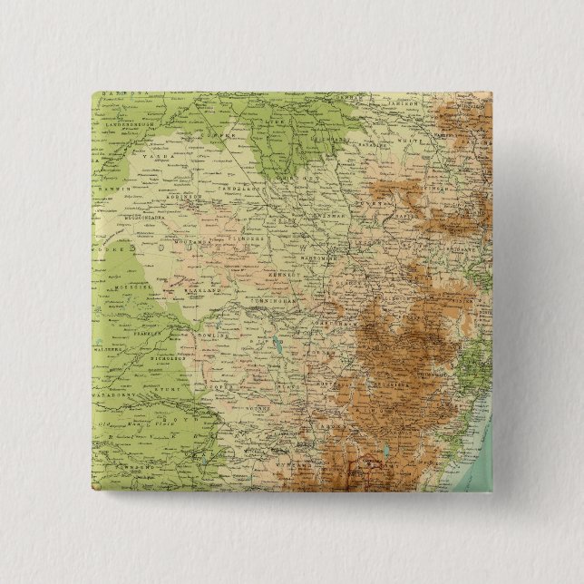 New South Wales 2 15 Cm Square Badge (Front)