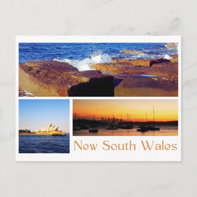 New South Wales  Postcard (Front)