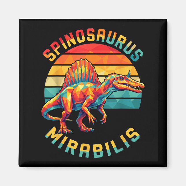 New spinosaurus mirabilis 2026 discovery hell magnet (Front)