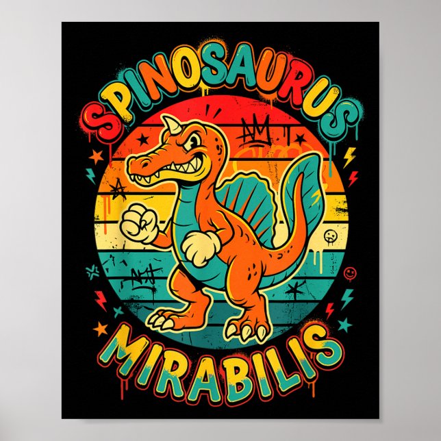 New spinosaurus mirabilis 2026 discovery hell poster (Front)