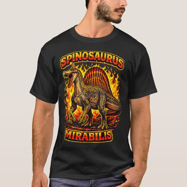 New spinosaurus mirabilis 2026 discovery hell T-Shirt (Front)