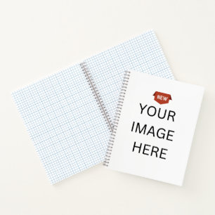 NEW! Spiral Notebook 8.5"x11" Graph - Grey Spiral