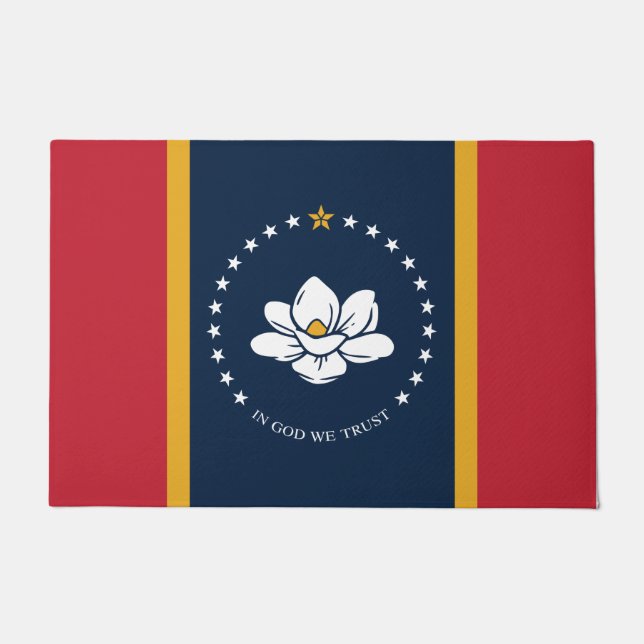 New State Flag of Mississipi Doormat (Front)