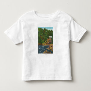 New State Hwy Bridge View of Ausable Chasm Toddler T-Shirt