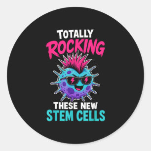 New stem cell transplant survivor classic round sticker