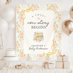 New Story Baby Shower Decorations, New Chapter Sto Tapestry