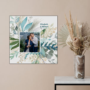 NEW! Stunning Newly Wed PHOTO Gift or Anniversary  Canvas Print