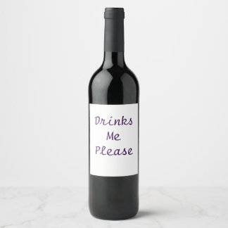 New style  wine label