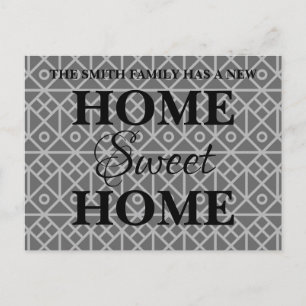 New Sweet Home Moving Announcement Postcard