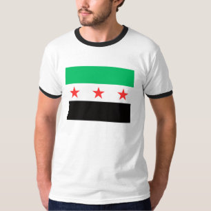 New Syrian Syria free freedom post revolution flag T-Shirt