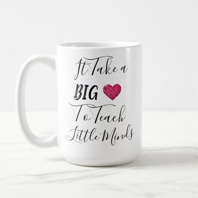 New Teacher Gift, New Teacher Mug, Gift for New Coffee Mug (Left)