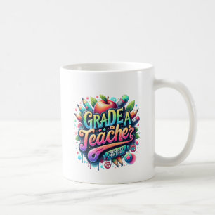 New Teacher Graduation Gift, Grade A Teacher! Coffee Mug