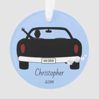 New Teen Driver Guy Ornament