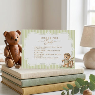 New to Club Little Putter on the way Baby Shower Enclosure Card