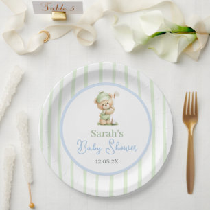 New to the Club Baby Shower Paper Plate