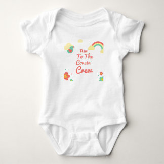 New To The Cousin Crew flora baby bodysuit gift