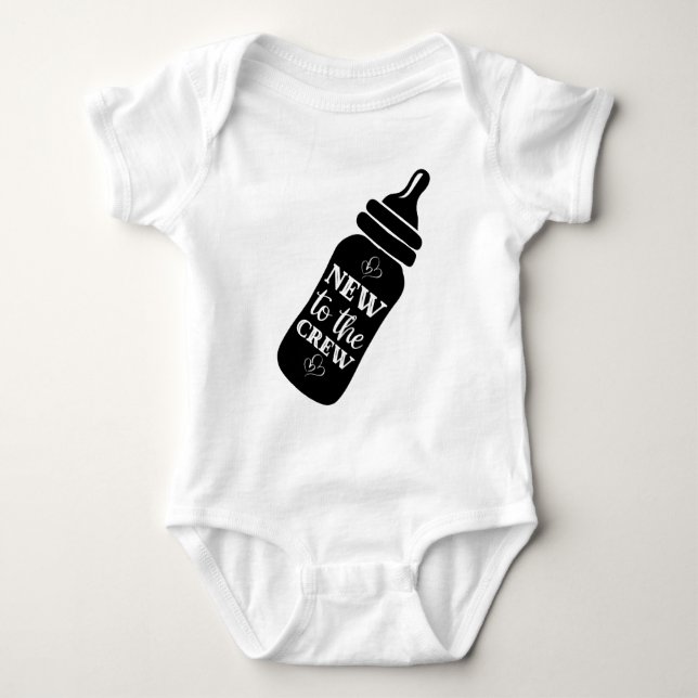 New To The Crew Baby Bodysuit (Front)