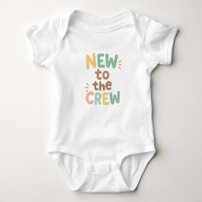 New to the Crew Baby Bodysuit Design (Front)