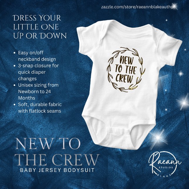 New to the Crew Baby Jersey Bodysuit (Creator Uploaded)