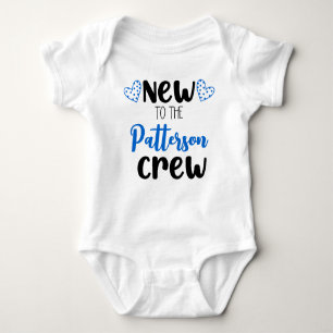 New to the Crew Personalised Baby Bodysuit