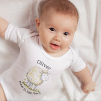 New to the flock Sheep Babygro Baby Bodysuit