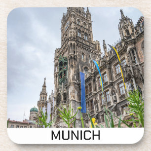 New Town Hall tower in Munich, Germany Coaster