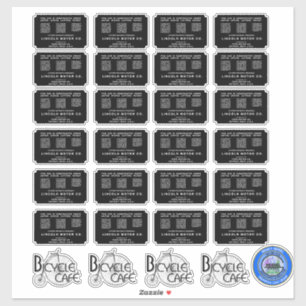 NEW TRANSPARENT PATENT PLATE STICKER