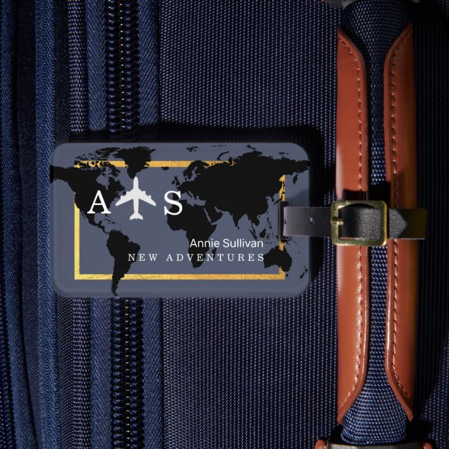 New Travel Adventures Classy Luggage Tag (Front Insitu 4)