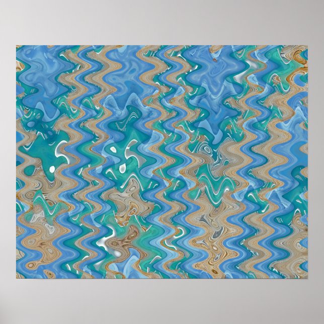 New Turks Pier Abstract 3, 2011 | SVP Images Poster (Front)