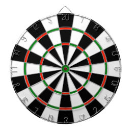 New Twist on Colours of a Regulation Size Dartboar Dartboard