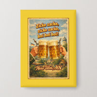 New Ulm MN German Beer Oktoberfest Button