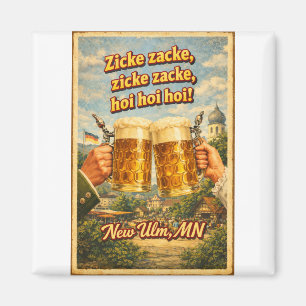 New Ulm MN German Beer Oktoberfest Magnet