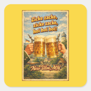 New Ulm MN German Beer Oktoberfest Stickers