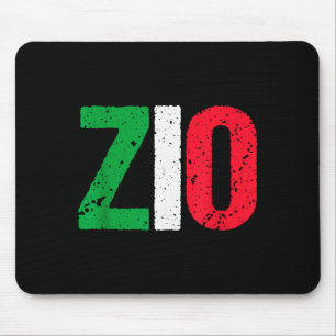 New Uncle Gift Italian Zio Proud Italian American Mouse Pad