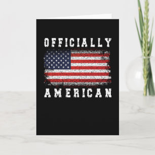 New US Citizen Gift Proud American Citizenship USA Card