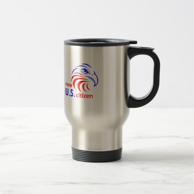 NEW US CITIZEN TRAVEL MUG (Right)